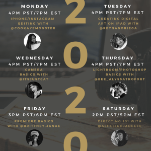 Gold Corporate Workshop Productivity Hack Social Media Post